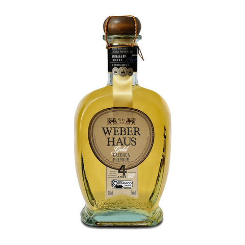 Cachaça Weber Haus Premium Gold Organica 750 Ml